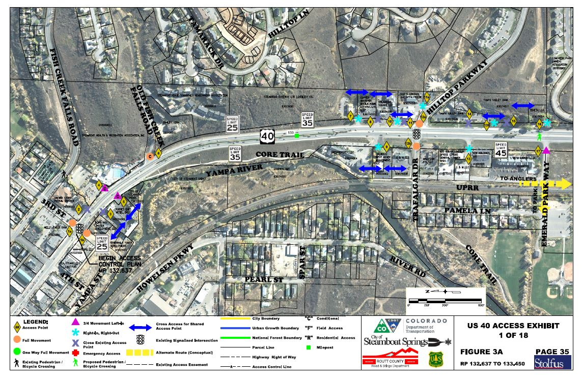 US 40 Access Control Map